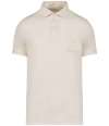 NS227 Native Spirit Terry Towel Polo Shirt Ivory colour image
